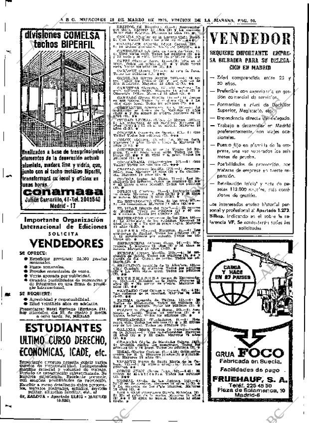 ABC MADRID 18-03-1970 página 96