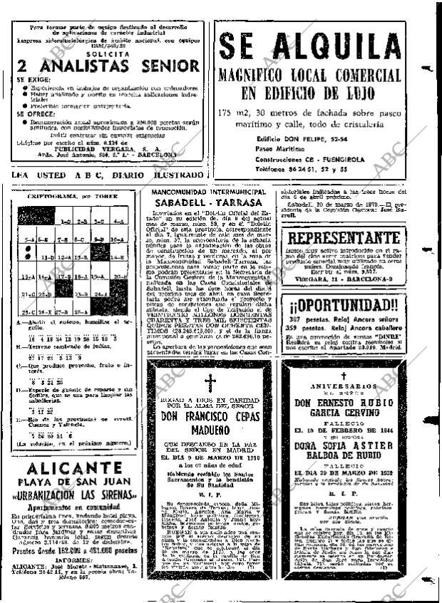 ABC MADRID 19-03-1970 página 105