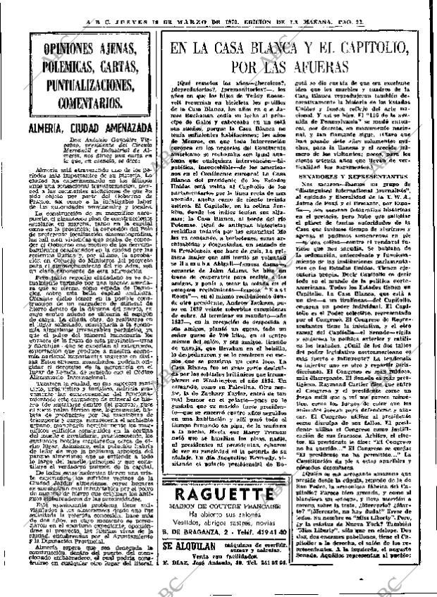 ABC MADRID 19-03-1970 página 23