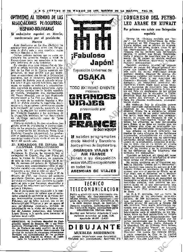 ABC MADRID 19-03-1970 página 28