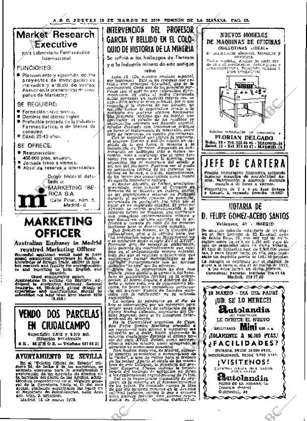 ABC MADRID 19-03-1970 página 40