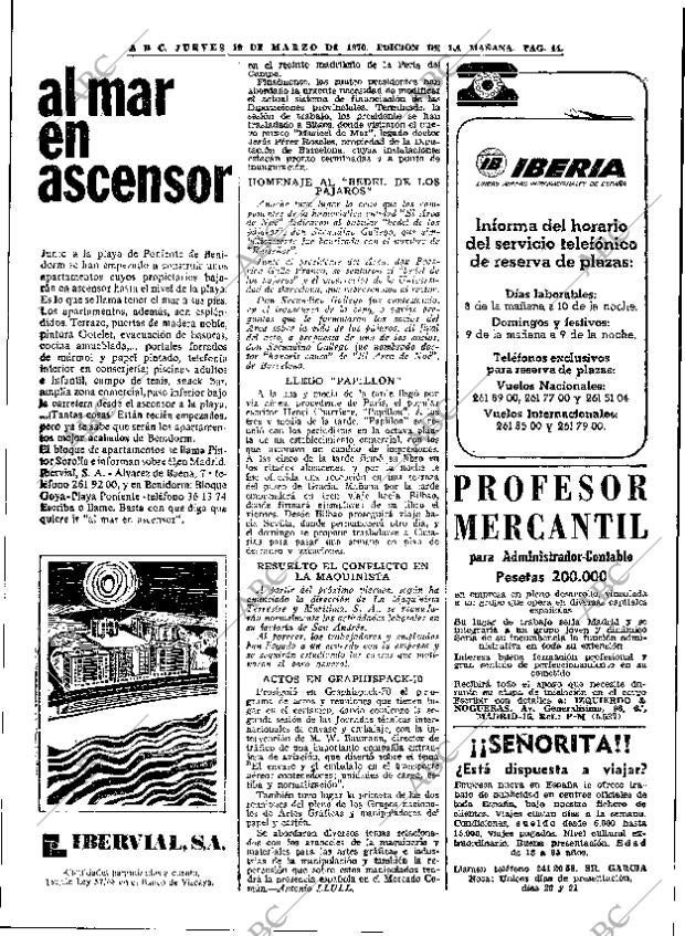 ABC MADRID 19-03-1970 página 44