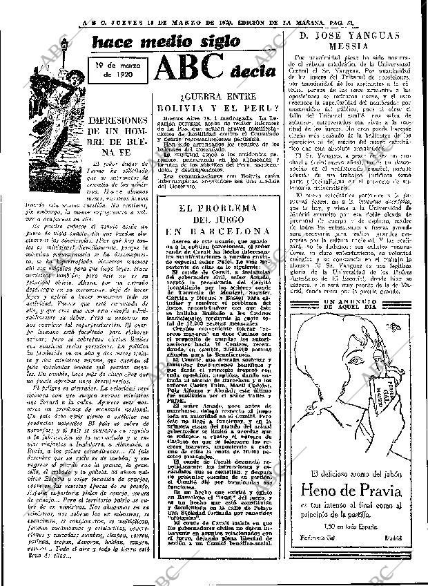 ABC MADRID 19-03-1970 página 51