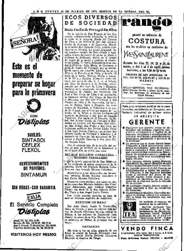 ABC MADRID 19-03-1970 página 52