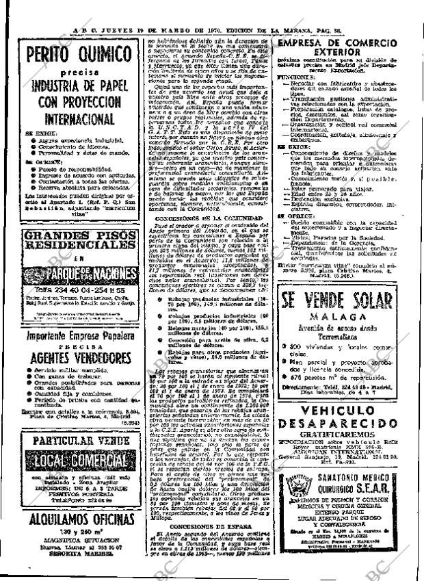 ABC MADRID 19-03-1970 página 58
