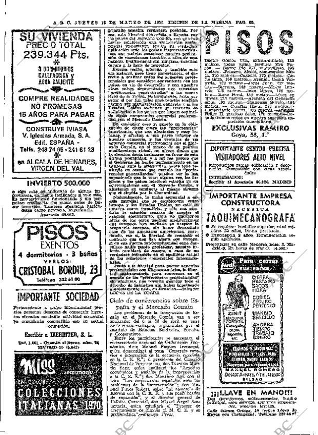 ABC MADRID 19-03-1970 página 60