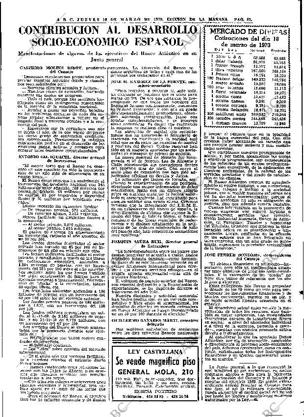 ABC MADRID 19-03-1970 página 67