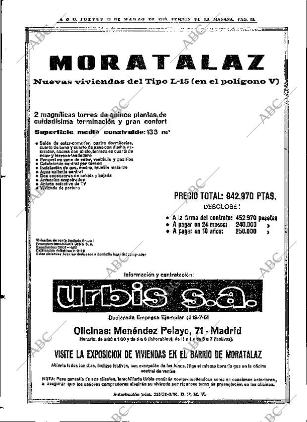 ABC MADRID 19-03-1970 página 68