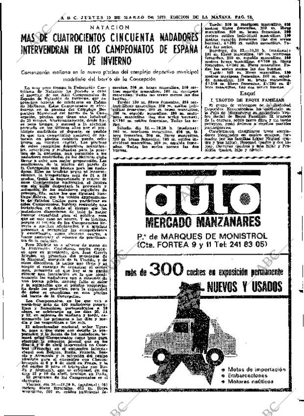 ABC MADRID 19-03-1970 página 73