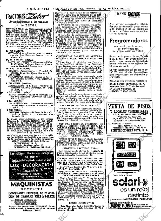 ABC MADRID 19-03-1970 página 78