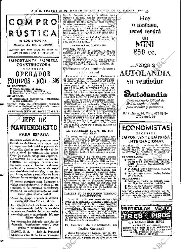 ABC MADRID 19-03-1970 página 80