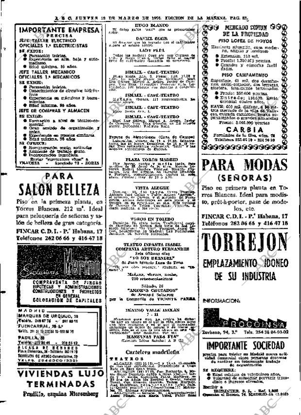 ABC MADRID 19-03-1970 página 82