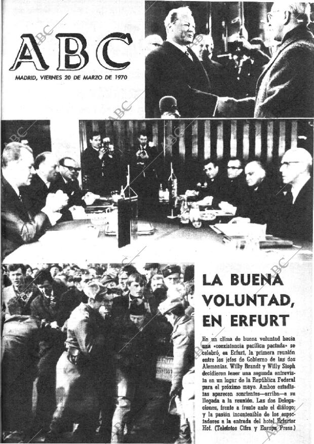 ABC MADRID 20-03-1970 página 1