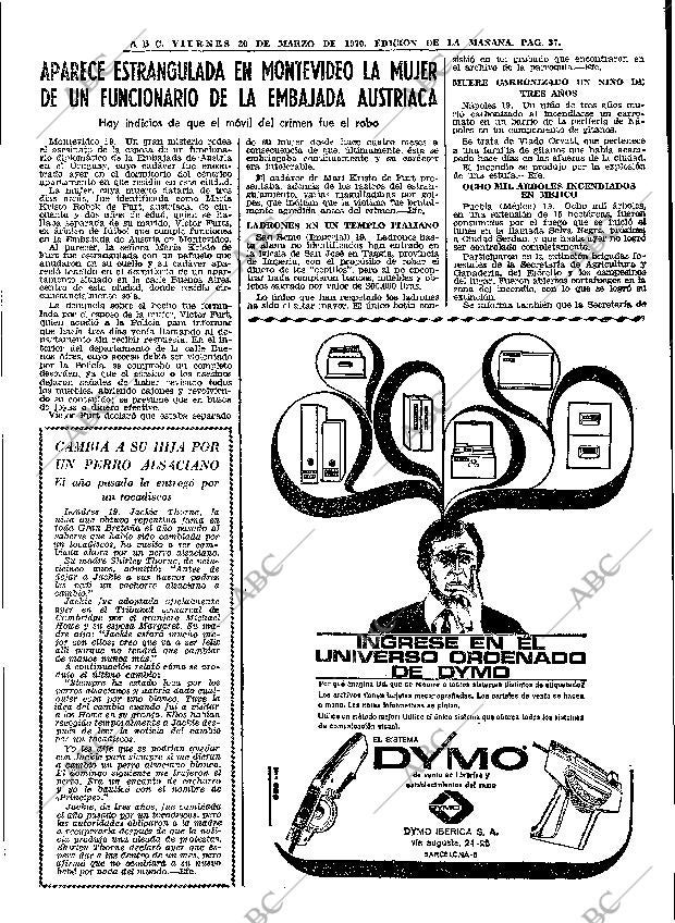 ABC MADRID 20-03-1970 página 37