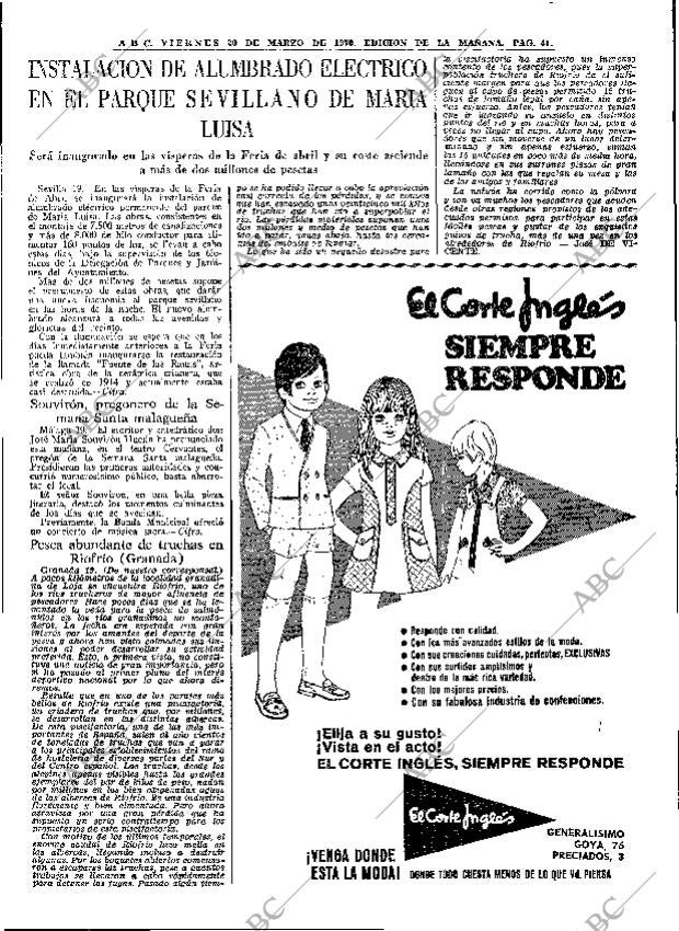 ABC MADRID 20-03-1970 página 41