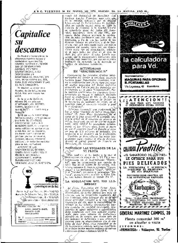 ABC MADRID 20-03-1970 página 44