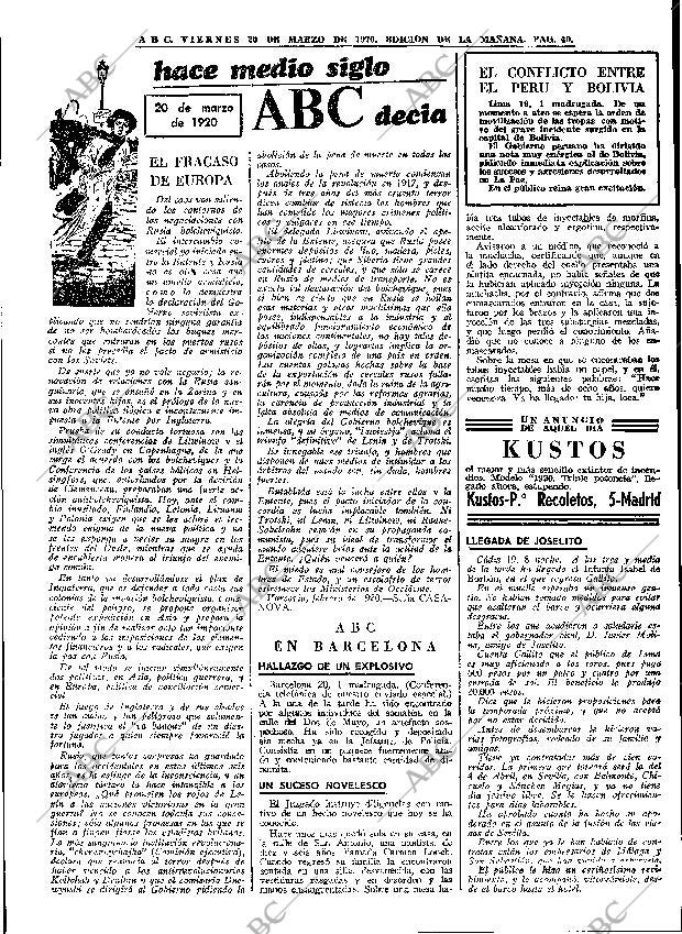 ABC MADRID 20-03-1970 página 49