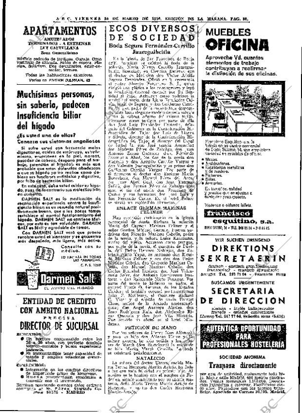 ABC MADRID 20-03-1970 página 50
