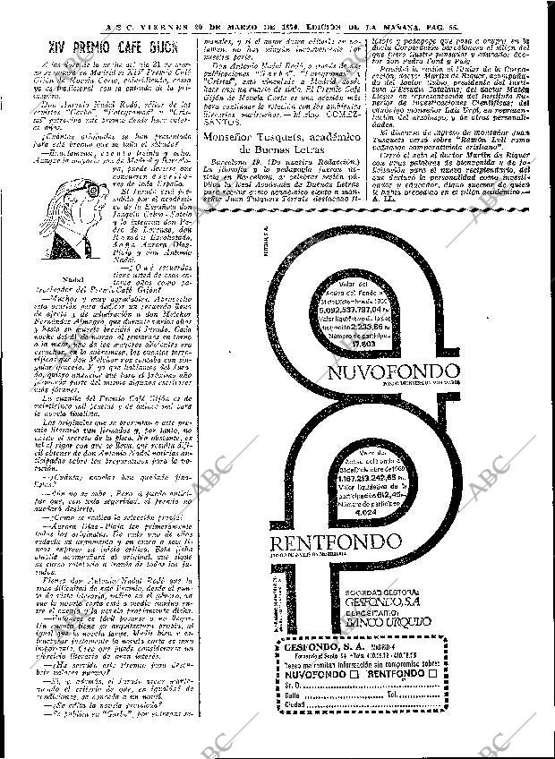 ABC MADRID 20-03-1970 página 55