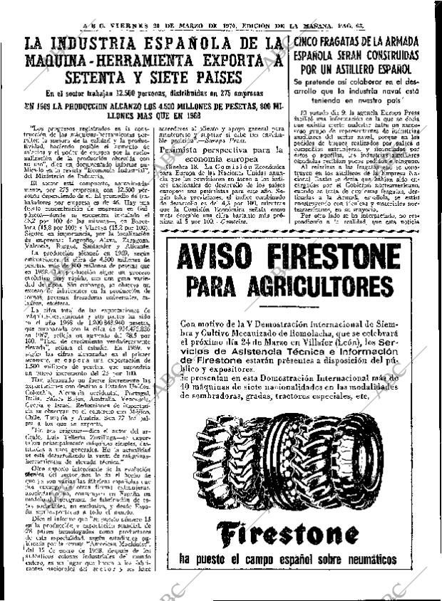 ABC MADRID 20-03-1970 página 63