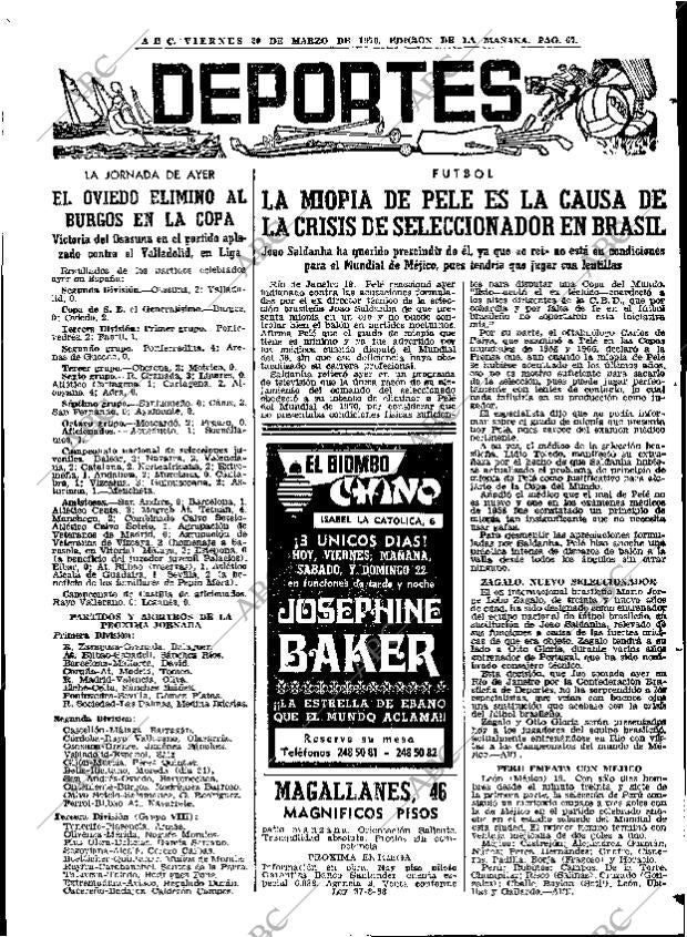 ABC MADRID 20-03-1970 página 67