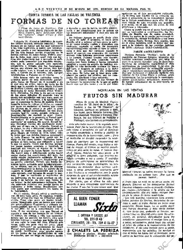 ABC MADRID 20-03-1970 página 73