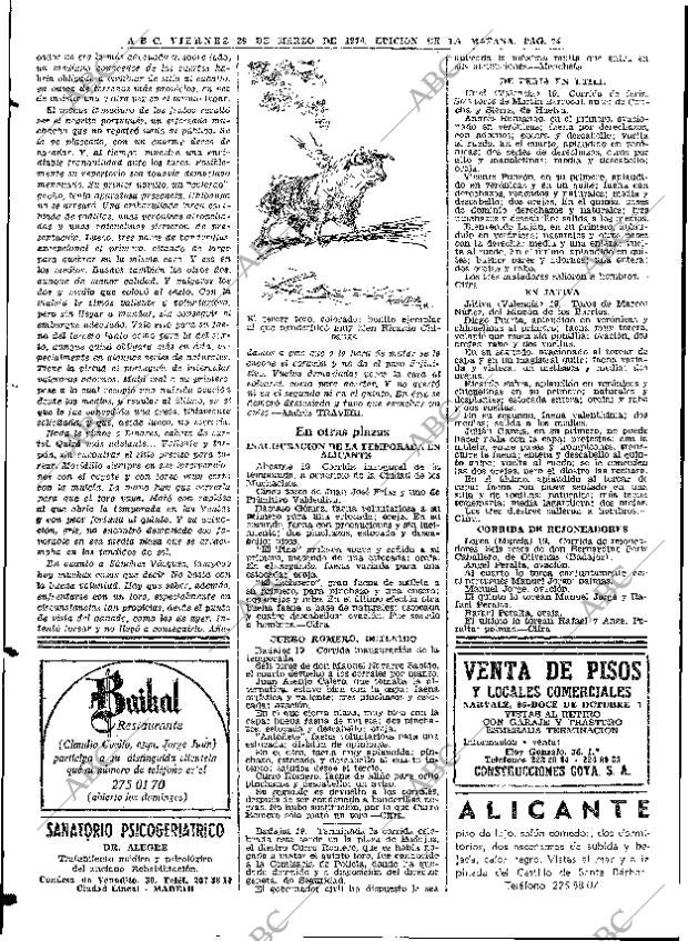 ABC MADRID 20-03-1970 página 74