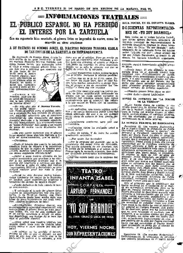 ABC MADRID 20-03-1970 página 77