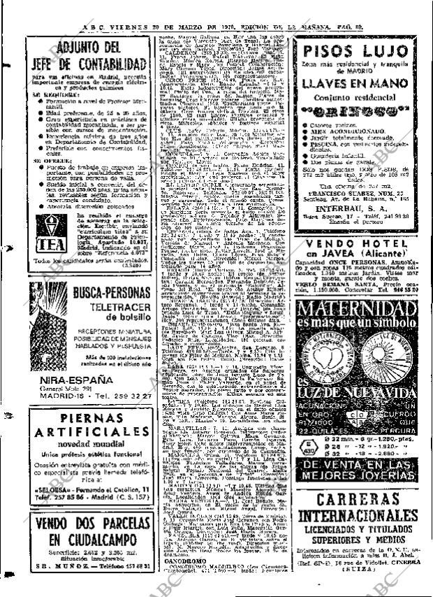 ABC MADRID 20-03-1970 página 80