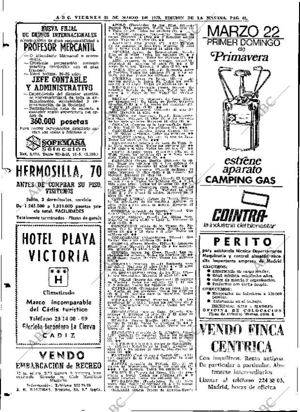 ABC MADRID 20-03-1970 página 82