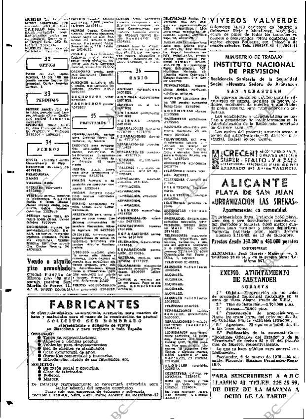 ABC MADRID 20-03-1970 página 98