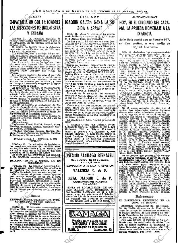 ABC MADRID 22-03-1970 página 60