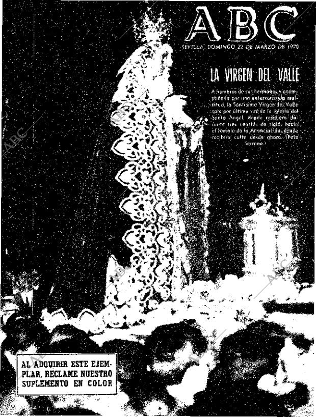 ABC SEVILLA 22-03-1970 página 1