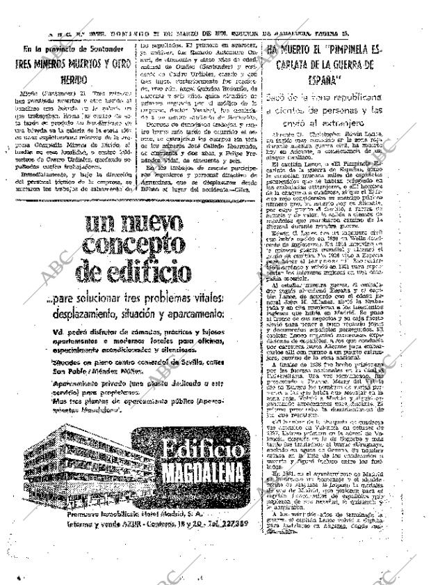 ABC SEVILLA 22-03-1970 página 45