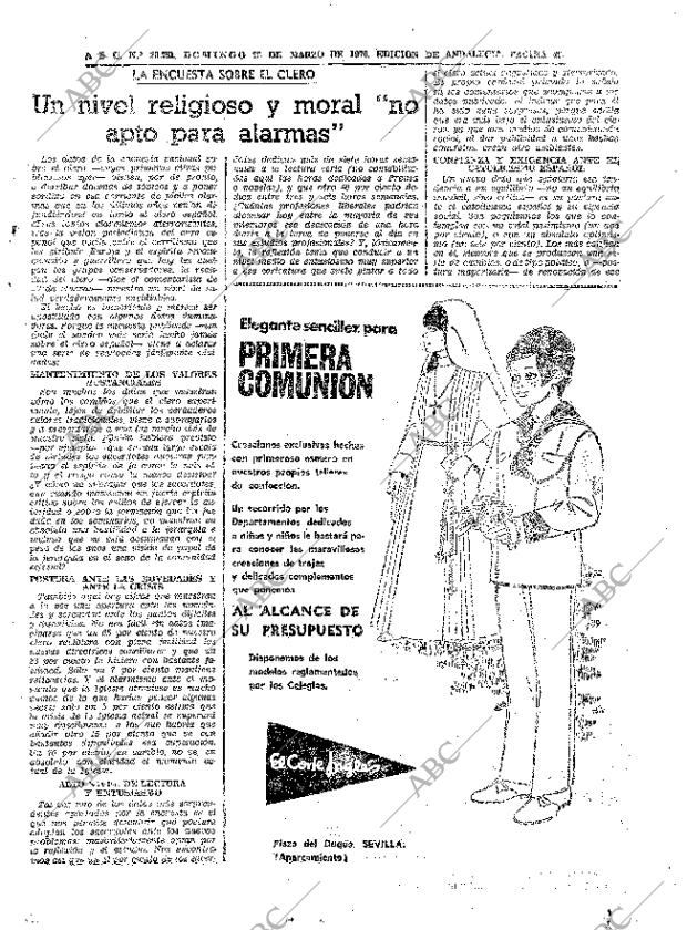 ABC SEVILLA 22-03-1970 página 49