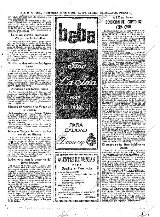 ABC SEVILLA 22-03-1970 página 53