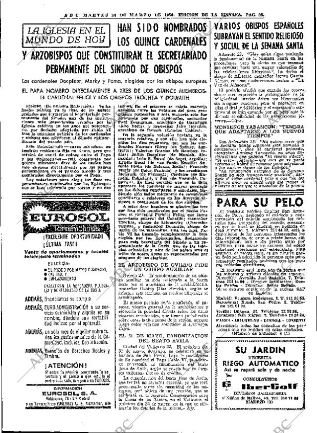 ABC MADRID 24-03-1970 página 25