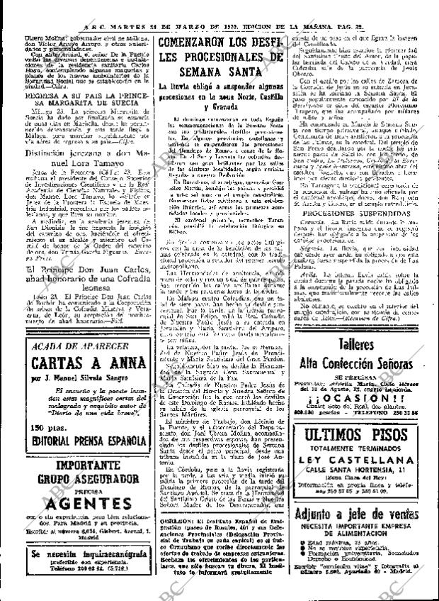 ABC MADRID 24-03-1970 página 32