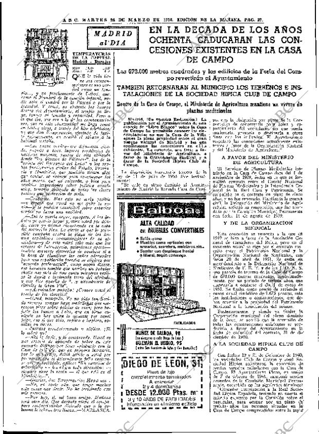 ABC MADRID 24-03-1970 página 37