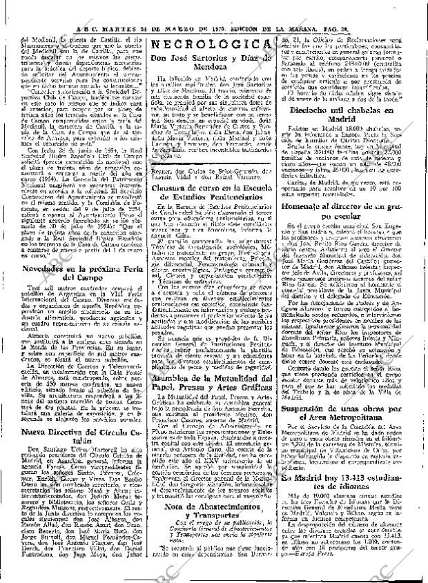 ABC MADRID 24-03-1970 página 38