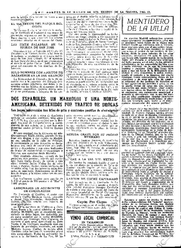 ABC MADRID 24-03-1970 página 40
