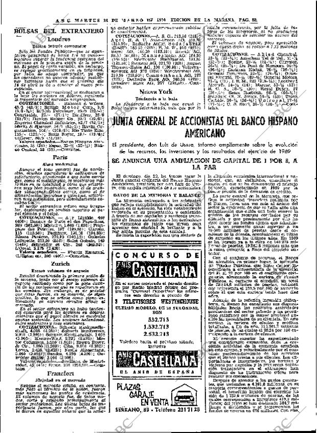 ABC MADRID 24-03-1970 página 52