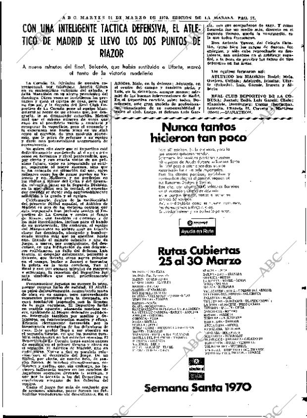 ABC MADRID 24-03-1970 página 57