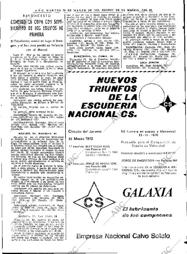ABC MADRID 24-03-1970 página 65
