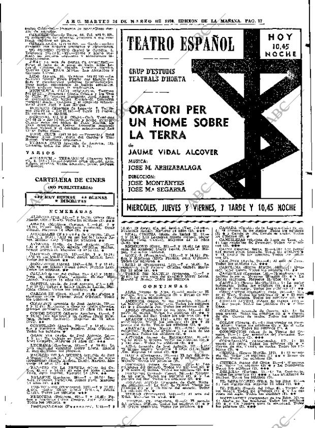 ABC MADRID 24-03-1970 página 77