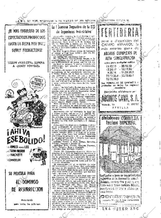 ABC SEVILLA 25-03-1970 página 52
