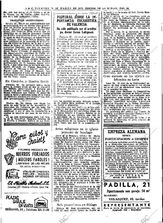 ABC MADRID 27-03-1970 página 28