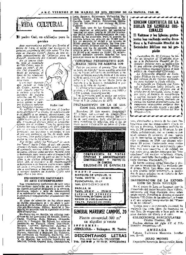 ABC MADRID 27-03-1970 página 39