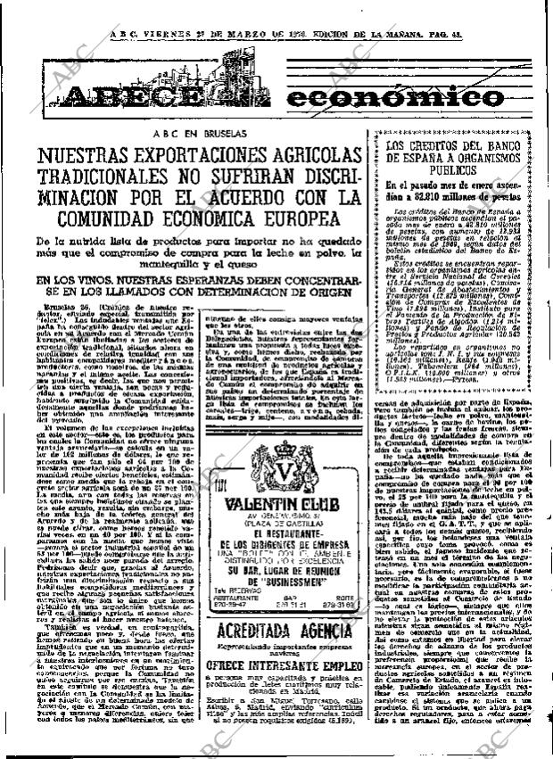 ABC MADRID 27-03-1970 página 45