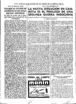 ABC MADRID 31-03-1970 página 16